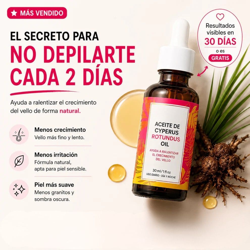 Aceite Cyperus de Venia™ - Adiós depilación constante