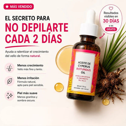 Aceite Cyperus de Venia™ - Adiós depilación constante