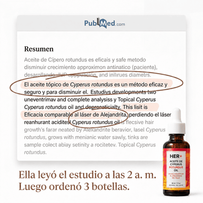 Aceite Cyperus de Venia™ - Adiós depilación constante